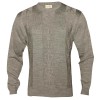 Sweater labrado escote "O"