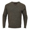 Sweater liso escote "V"