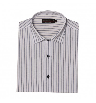 Camisa a rayas cuello italiano M/L