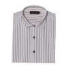 Camisa a rayas cuello italiano M/L