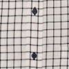 Camisa de lino a cuadros M/C