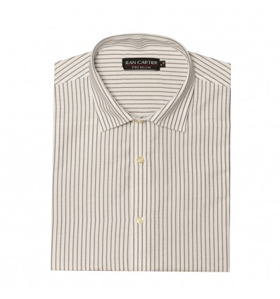 Camisa a rayas cuello italiano M/L