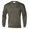 Sweater liso escote "V"