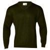 Sweater liso escote "V"